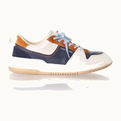 Zapatos Salvatore Ferragamo, Talla 9.5, Bueno, KV-1036