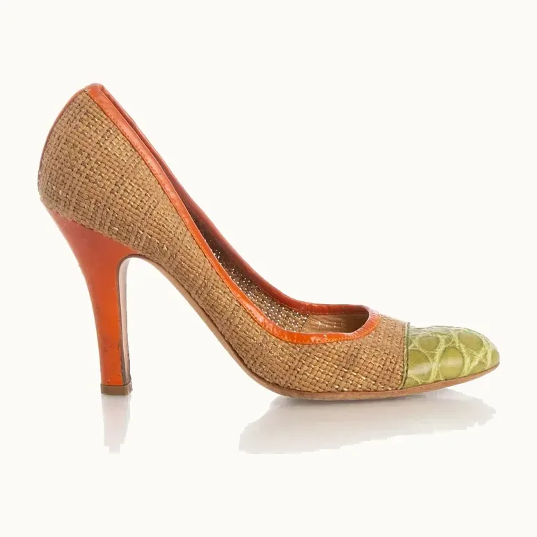 Zapatos Prada, Talla 7, Bueno, KV-1324
