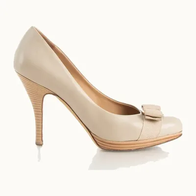 Zapatos Salvatore Ferragamo, Talla 7, Bueno, KV-1346