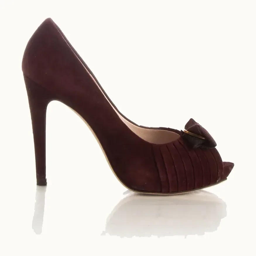 Zapatos Salvatore Ferragamo, Talla 7.5, Bueno, KV-1353