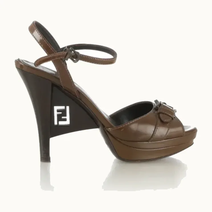 Zapatos Fendi, Talla 8, Bueno, KV-1477