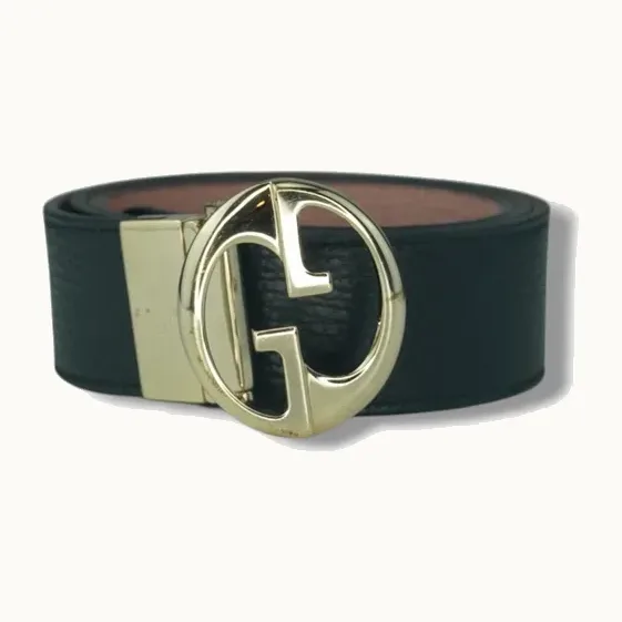 Cinturón Gucci Reversible Negro y rosa
