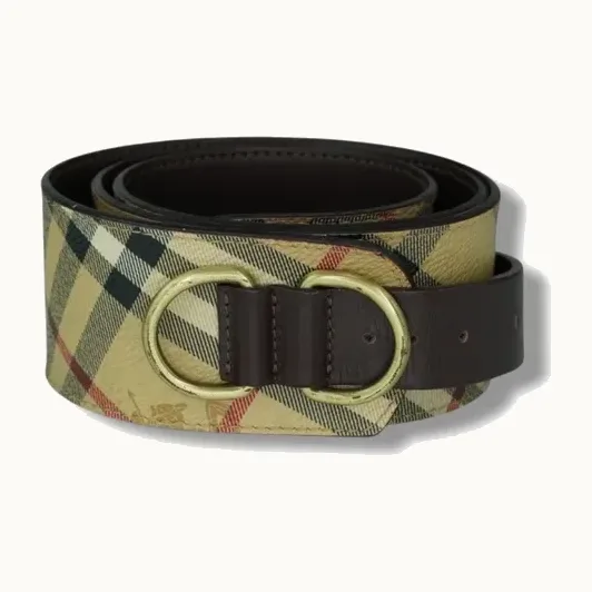 Cinturón Burberry Haymarket Check