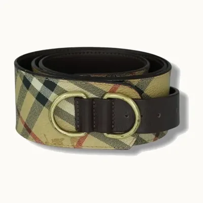 Cinturón Burberry Haymarket Check