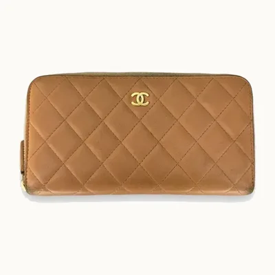 Cartera Chanel Leather Rosa