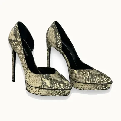 Tacones Saint Laurent Snake CutOut Accent D’Orsay