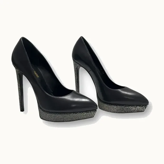 Zapatillas Saint Laurent Leather Negras