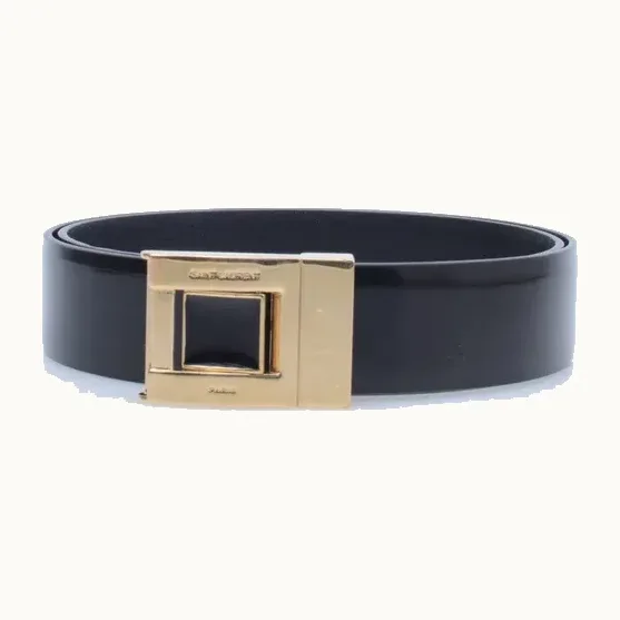 Cinturón Saint Laurent Boucle 76 Negro, Talla 75