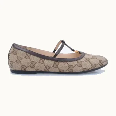 Balerinas Gucci GG Canvas Kids, Talla 34