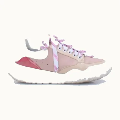 Tenis Alexander McQueen Court Trainer Rosas, Talla 39