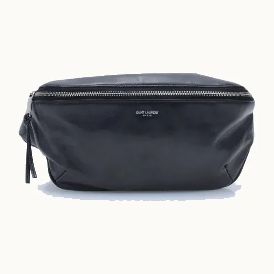 Cangurera Saint Laurent Negra