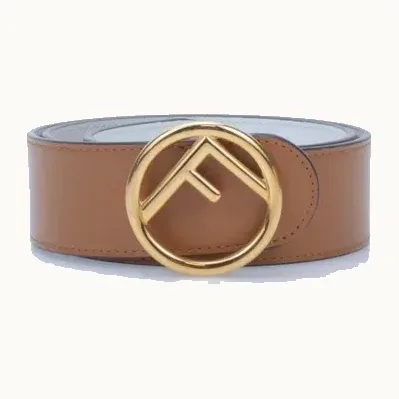 Cinturón Fendi Is Reversible Camel, Talla 75