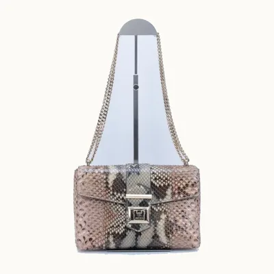 Bolsa Crossbody Jimmy Choo Milla Python Multicolor