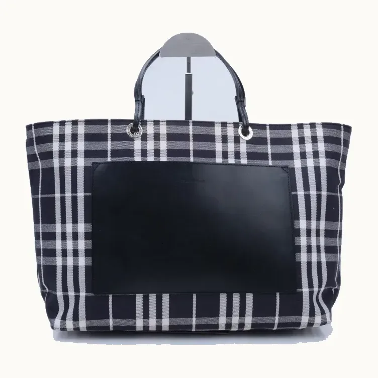 Bolsa Tote Burberry Nova Check Azul