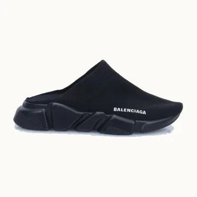 Mules Balenciaga Speed Negras, Talla 38