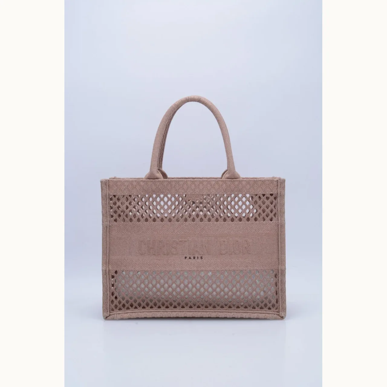 Bolsa Tote Dior Book Medium Mesh Rosa