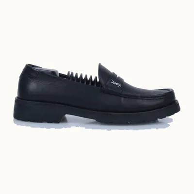 Mocasines Saint Laurent Le Chunky Negros, Talla 44.5
