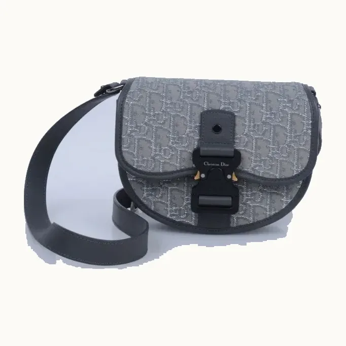 Bolsa Dior Gallop Mini Oblique Gris