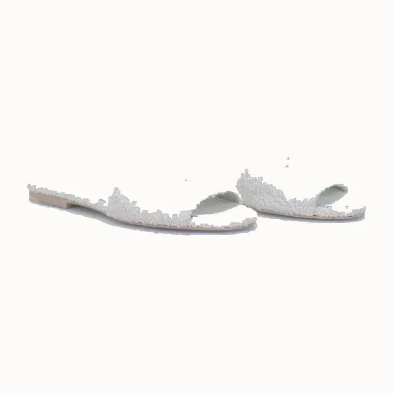 Chanel Tweed CC Pearl Blanco Talla 36 / 3 mx
