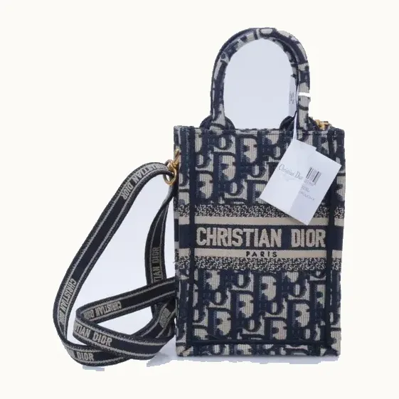 Bolsa Tote Dior Book Mini Vertical Oblique
