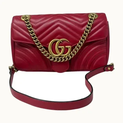 Bolsa Gucci Marmont Roja
