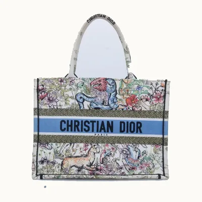 Bolsa Tote Dior Book Medium Estampado
