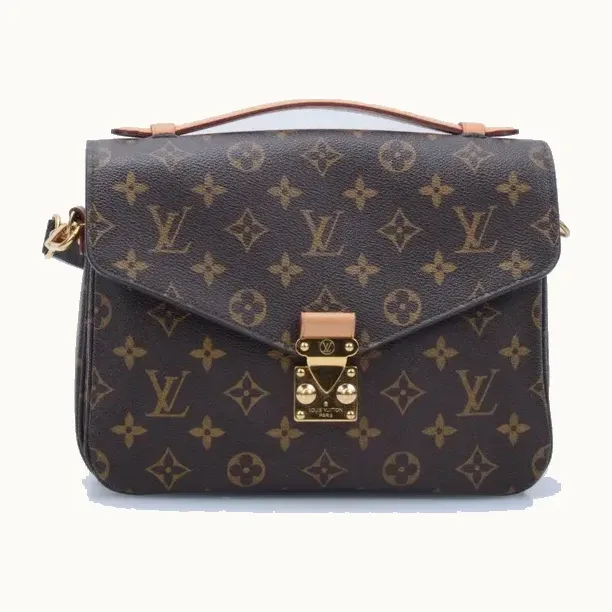 Bolsa Crossbody Louis Vuitton Pochette Métis Monogram, Bueno, KV-0237