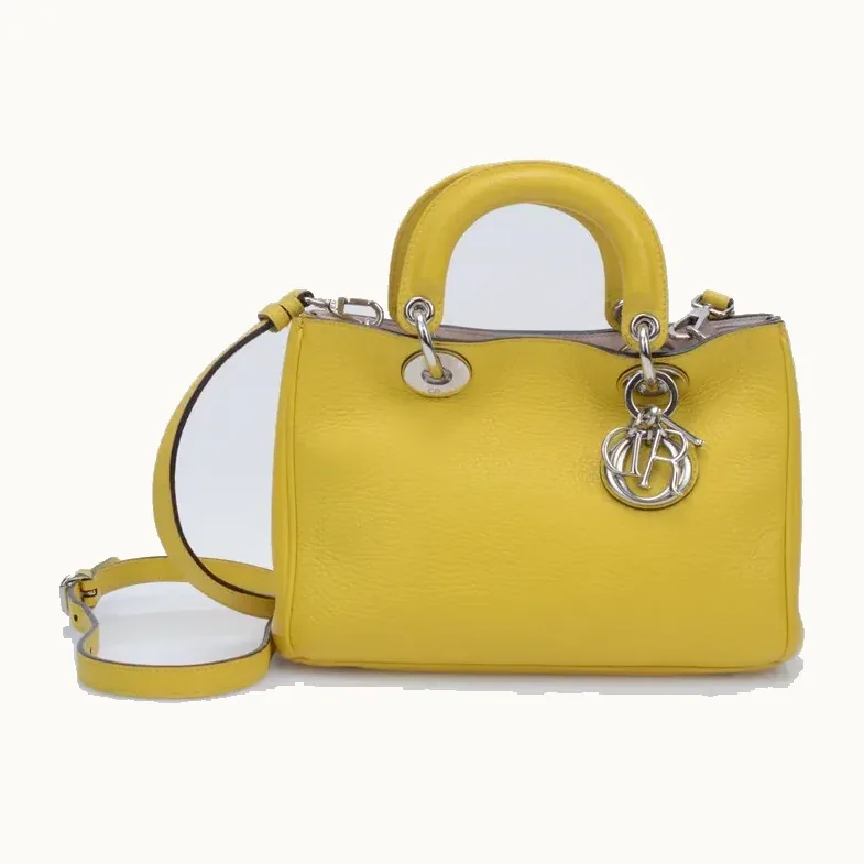 Bolsa Dior Diorissimo Mini Amarilla