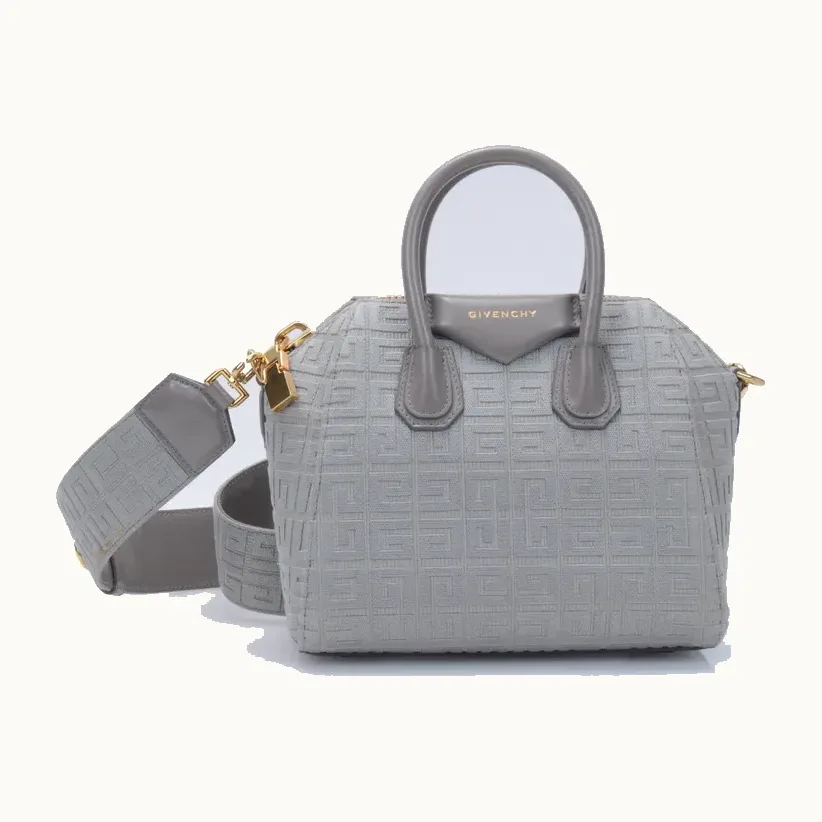 Bolsa Givenchy Antigona Mini 4G Gris, Correcto