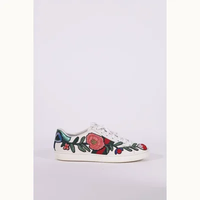 Zapatos Gucci Ace Embroidered, Talla 38