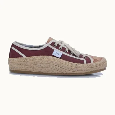 Zapatos Gucci Jacquard Mini GG Vinos, Talla 43