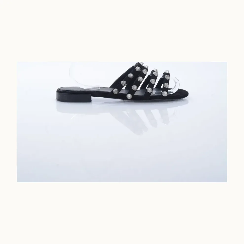 Balenciaga Arena Slides Negro Talla 39 / 6 mx