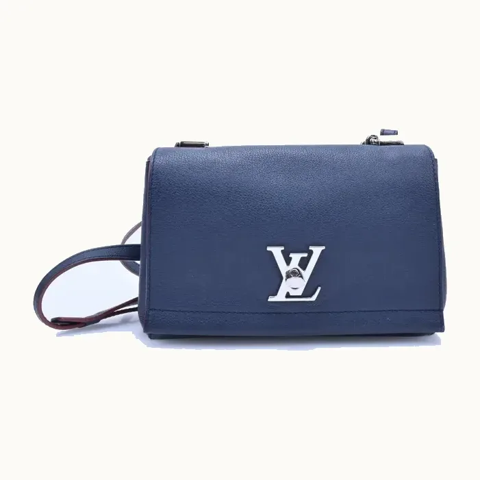 Bolsa Crossbody Louis Vuitton Lockme II BB Azul