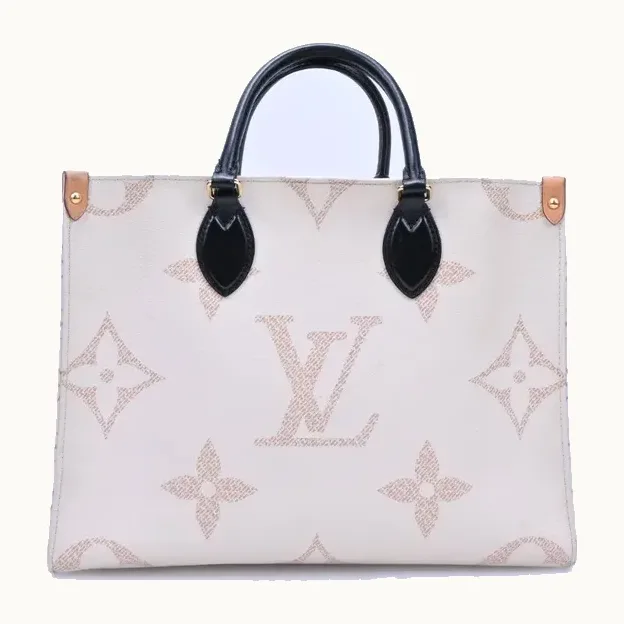 Bolsa Tote Louis Vuitton OnTheGo Monogram Dune Beige