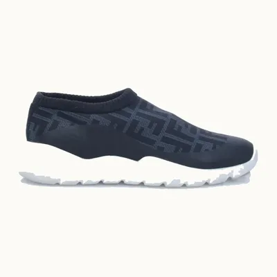 Zapatos Fendi Ff Strech Negros, Talla 42