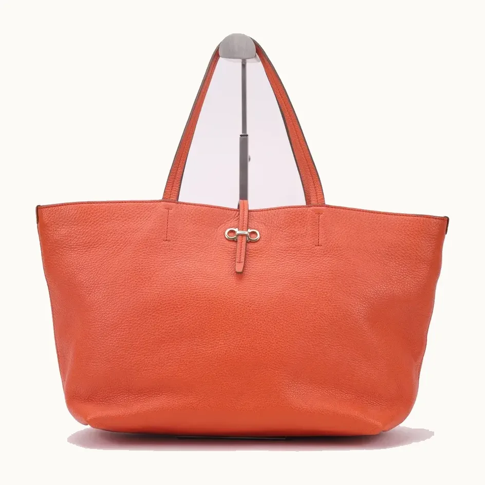 Bolsa Salvatore Ferragamo Pebbled Naranja