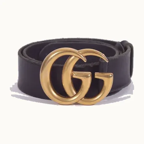 Cinturón Gucci Double Negro