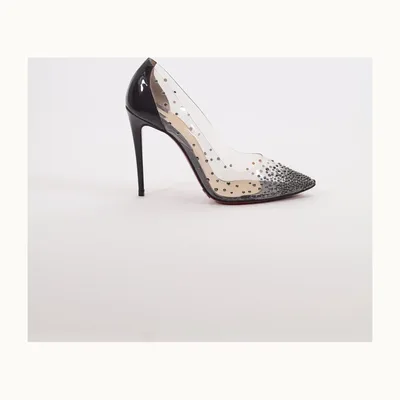 Zapatos Christian Louboutin Degrastrass PVC, Talla 37