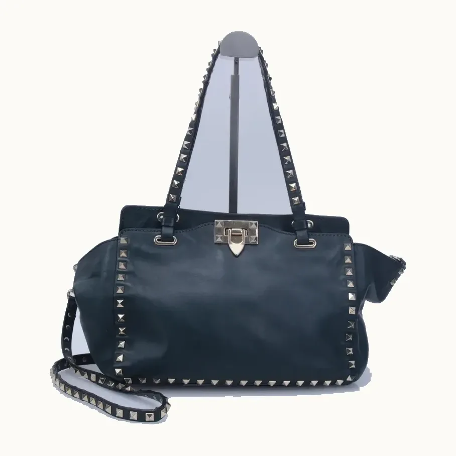 Bolsa Valentino Rockstud Verde