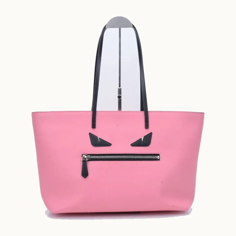 Bolsa Tote Fendi Monster Roll Rosa