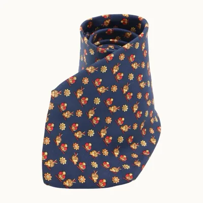 Corbata Salvatore Ferragamo Aves, Muy bueno, KV-2997