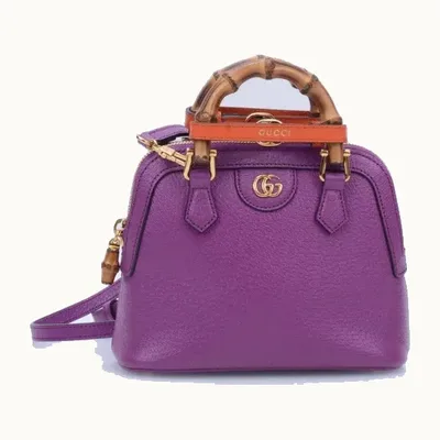 Bolsa Crossbody Gucci Diana Mini Morada