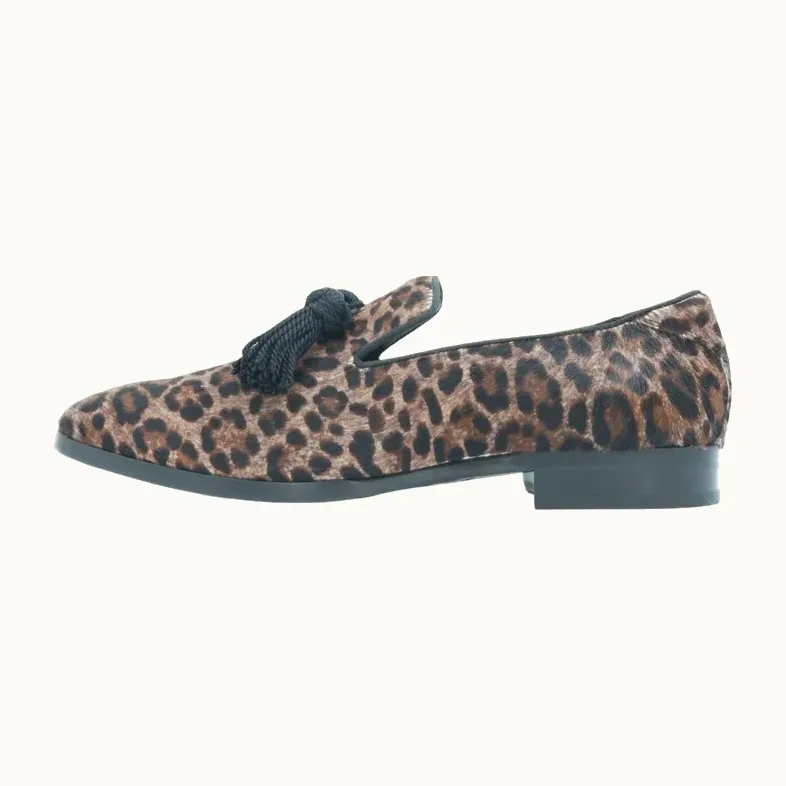 Mocasines Jimmy Choo Animal Print, Talla 44, Excelente