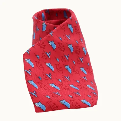 Corbata Hermès Hipopótamos