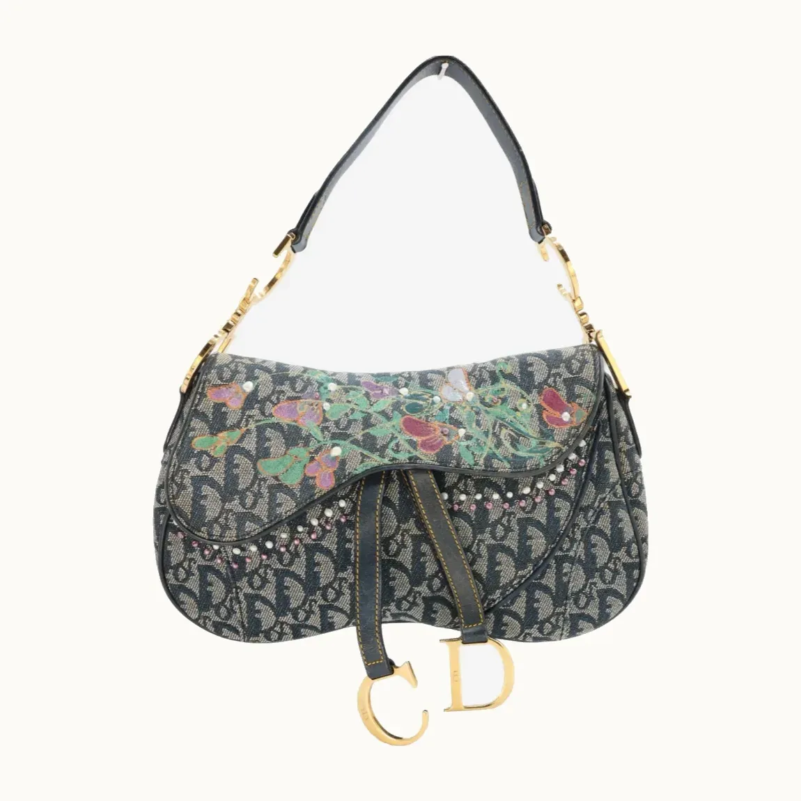 Bolsa Saddle Dior Trotter Double 2001