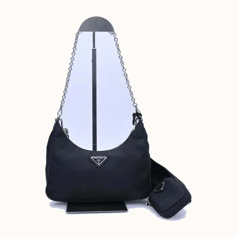 Bolsa Crossbody Prada Re-Edition 2005 Re-Nylon Negra