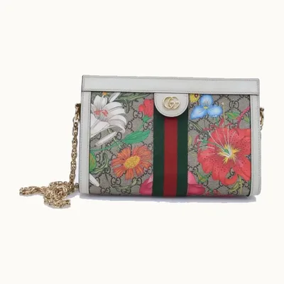 Bolsa Gucci Ophidia Small Flora GG Supreme