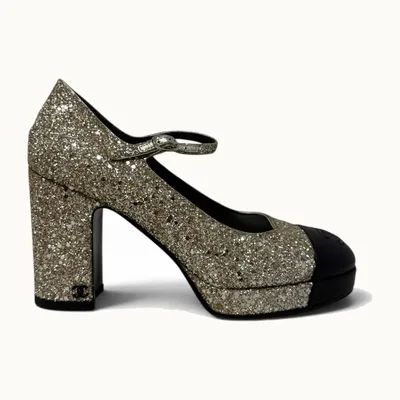 Zapatillas Chanel Mary Jane, Talla 37.5