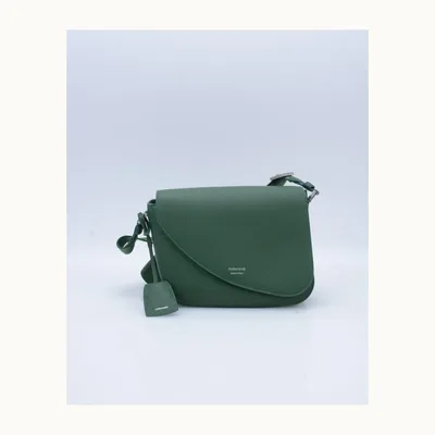 Bolsa Crossbody Salvatore Ferragamo Fiamma Medium Verde