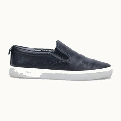 Slip On Gucci Guccissima Negro, Talla 43